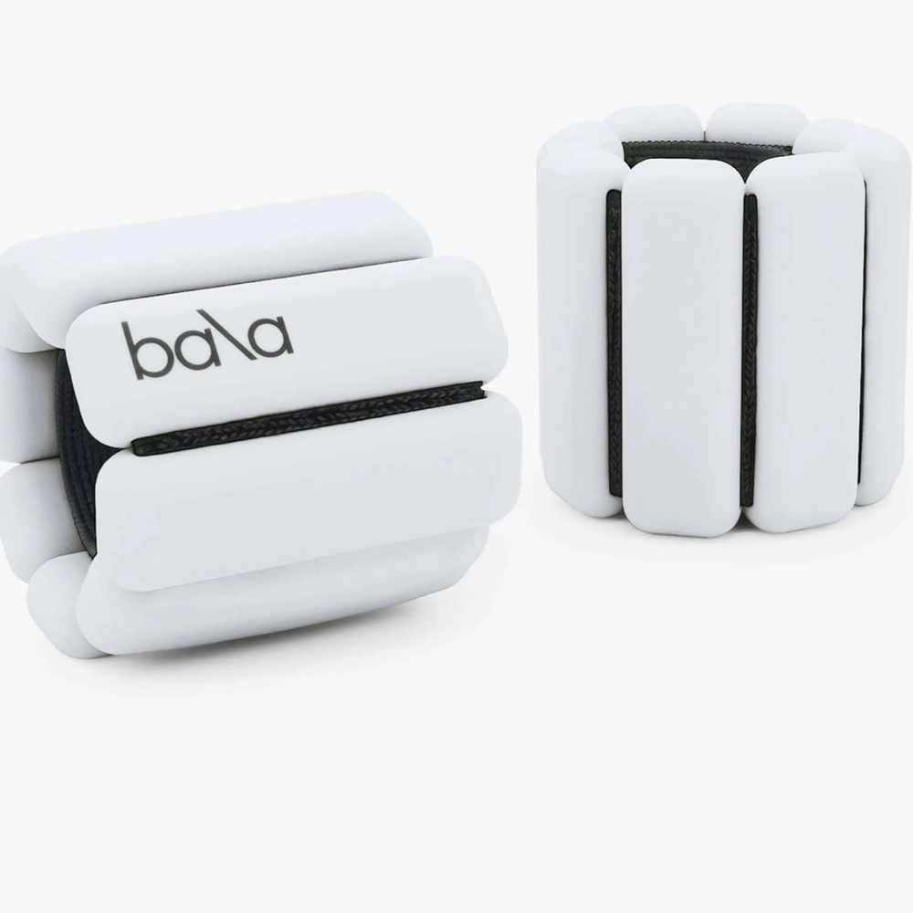 White Bala bangles/weights - one pound each